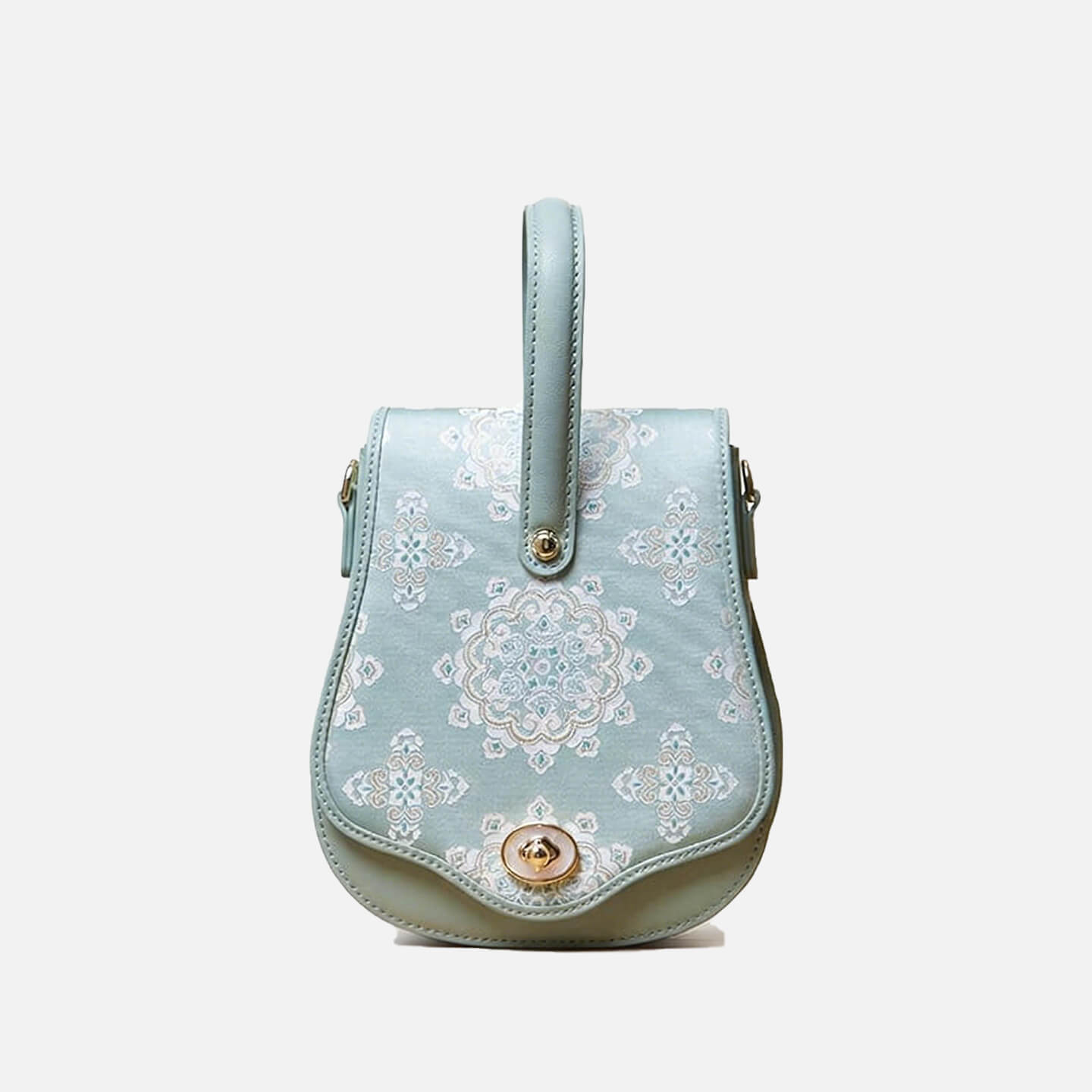 Silent Arc Leather and Silk Crossbody Handbag – Babylon Leather