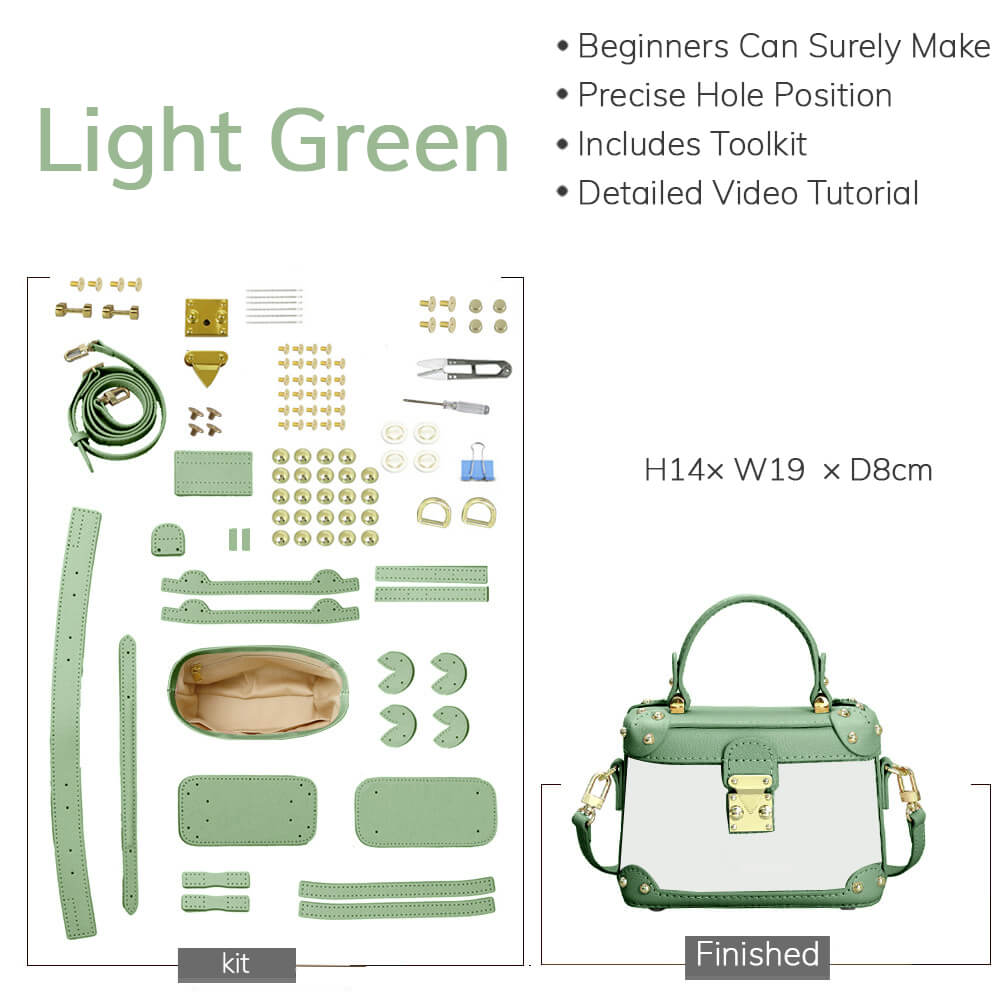 Customizable Panel Top Handle Crossbody Bag DIY Kit – Babylon Leather