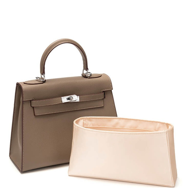 Satin Bag Insert Organizer for Kelly-Style Bags