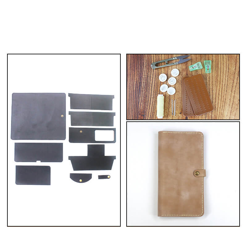 Travel Passport Wallet Fog Wax Leather DIY Kit – Babylon Leather