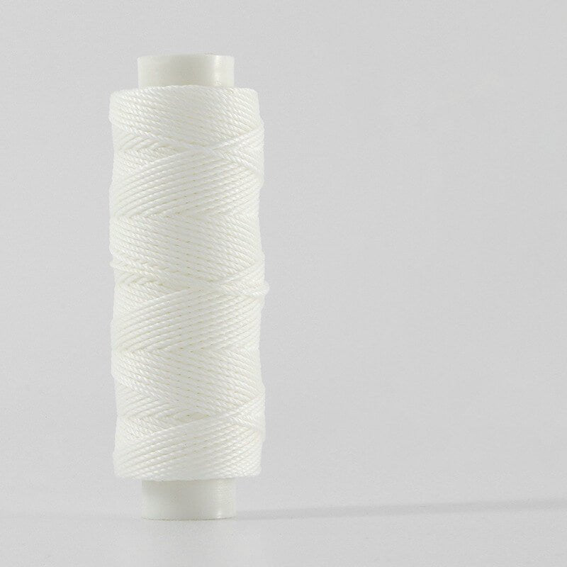 0.55mm Round Waxed Thread for Leathercraft – Babylon Leather - Babylon LeatherBabylon LeatherPP39-White