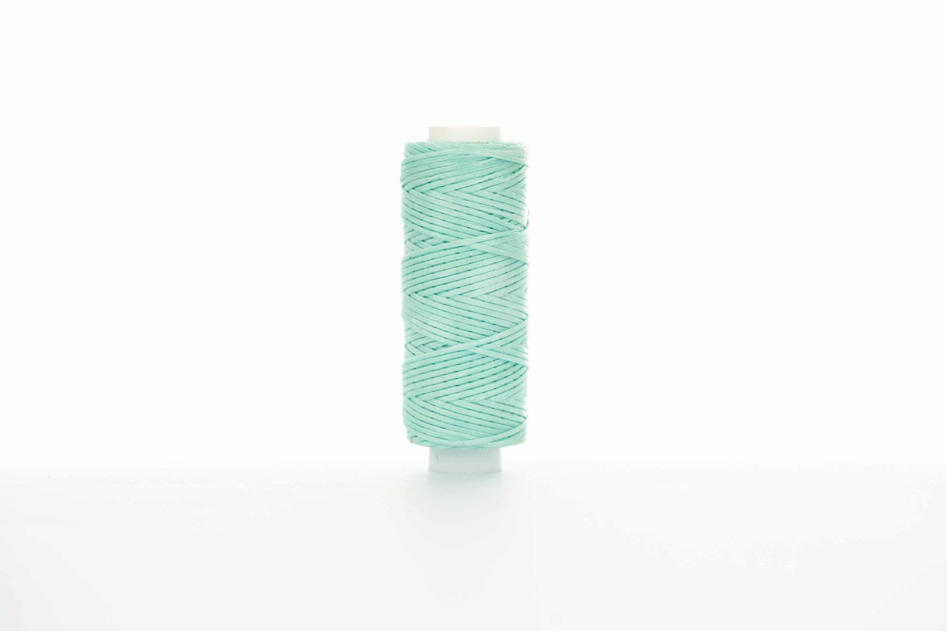 0.8mm Flat Waxed Thread for Leathercraft Hand Stitching - Babylon Leather - Babylon LeatherBabylon LeatherPP32-Celadon Blue-12m