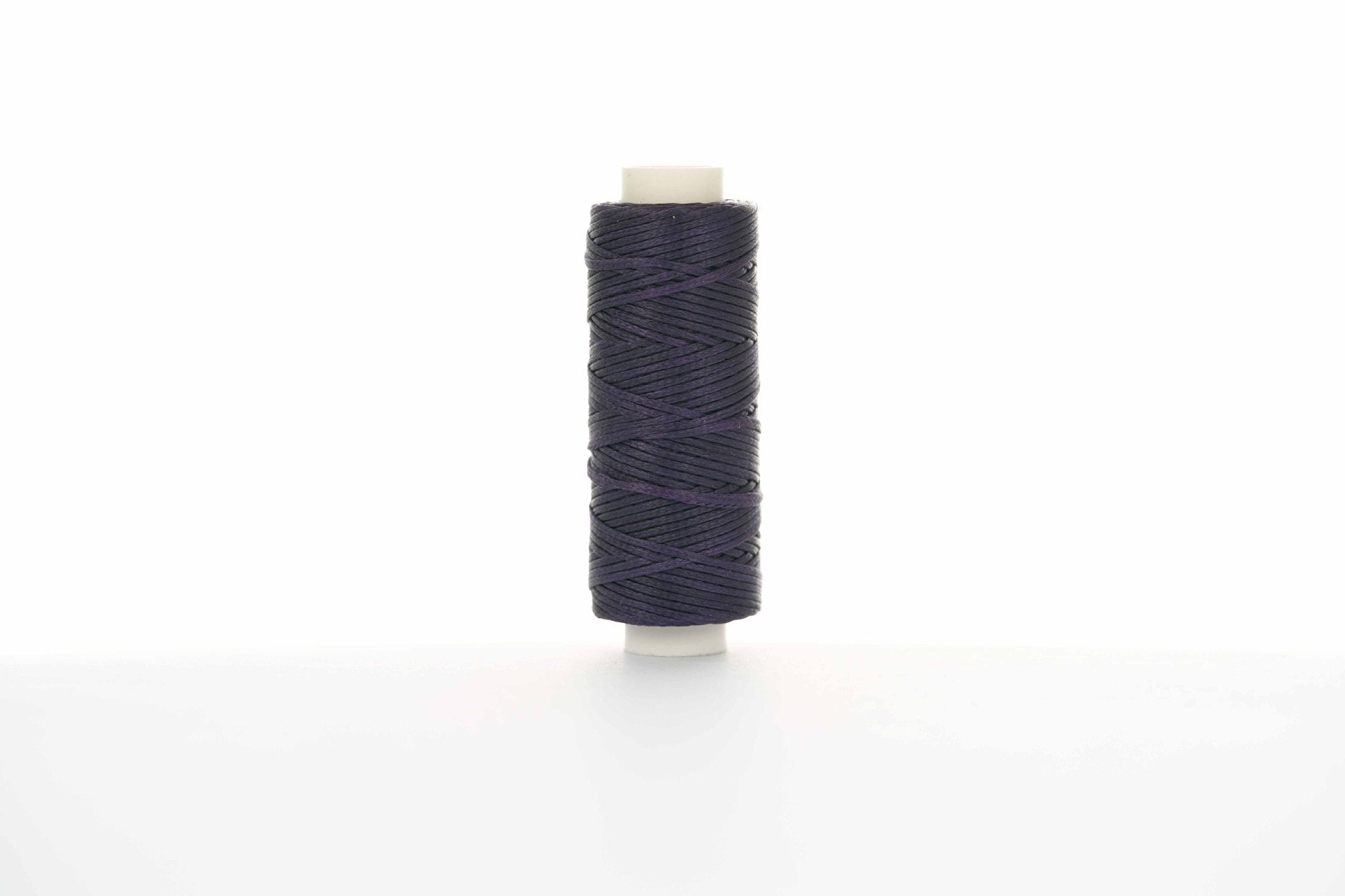 0.8mm Flat Waxed Thread for Leathercraft Hand Stitching - Babylon Leather - Babylon LeatherBabylon LeatherPP32-Deep Violet-12m