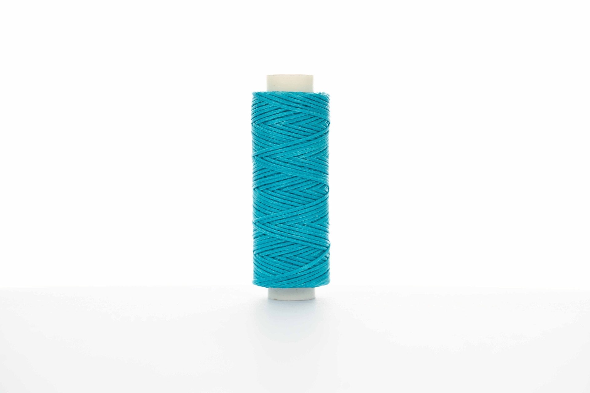0.8mm Flat Waxed Thread for Leathercraft Hand Stitching - Babylon Leather - Babylon LeatherBabylon LeatherPP32-Lake Blue-12m