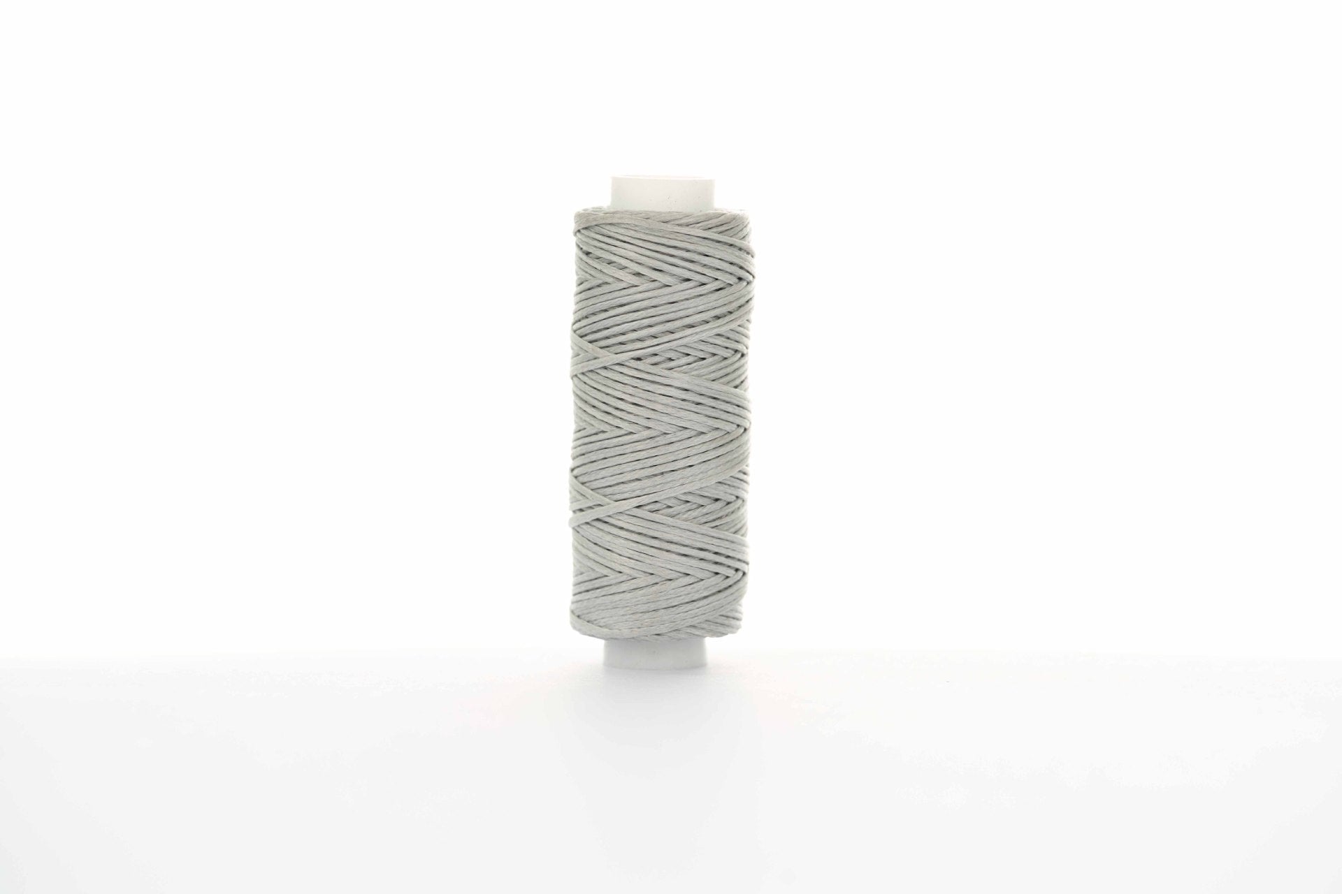 0.8mm Flat Waxed Thread for Leathercraft Hand Stitching - Babylon Leather - Babylon LeatherBabylon LeatherPP32-Light Gray-12m