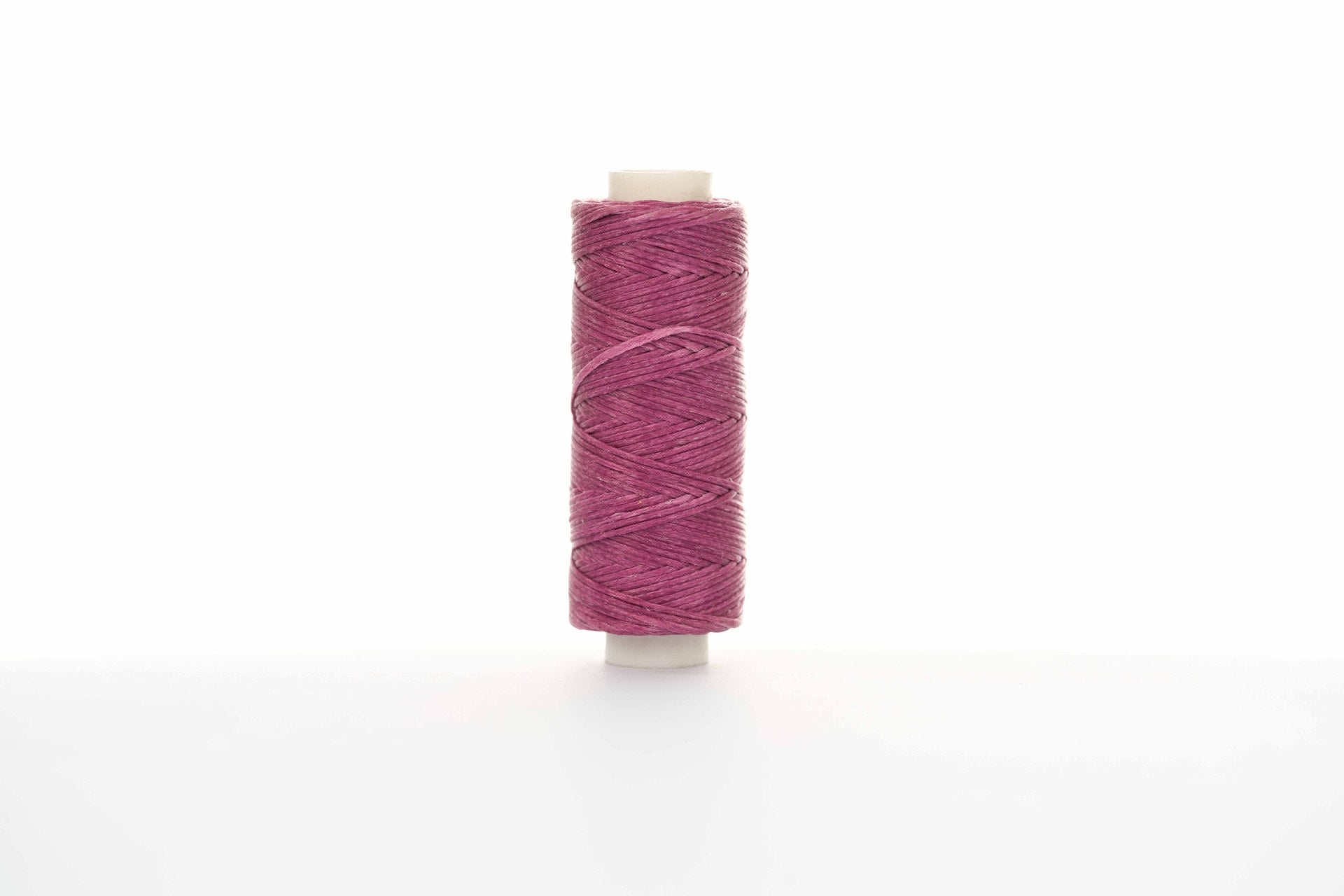 0.8mm Flat Waxed Thread for Leathercraft Hand Stitching - Babylon Leather - Babylon LeatherBabylon LeatherPP32-Magenta-12m