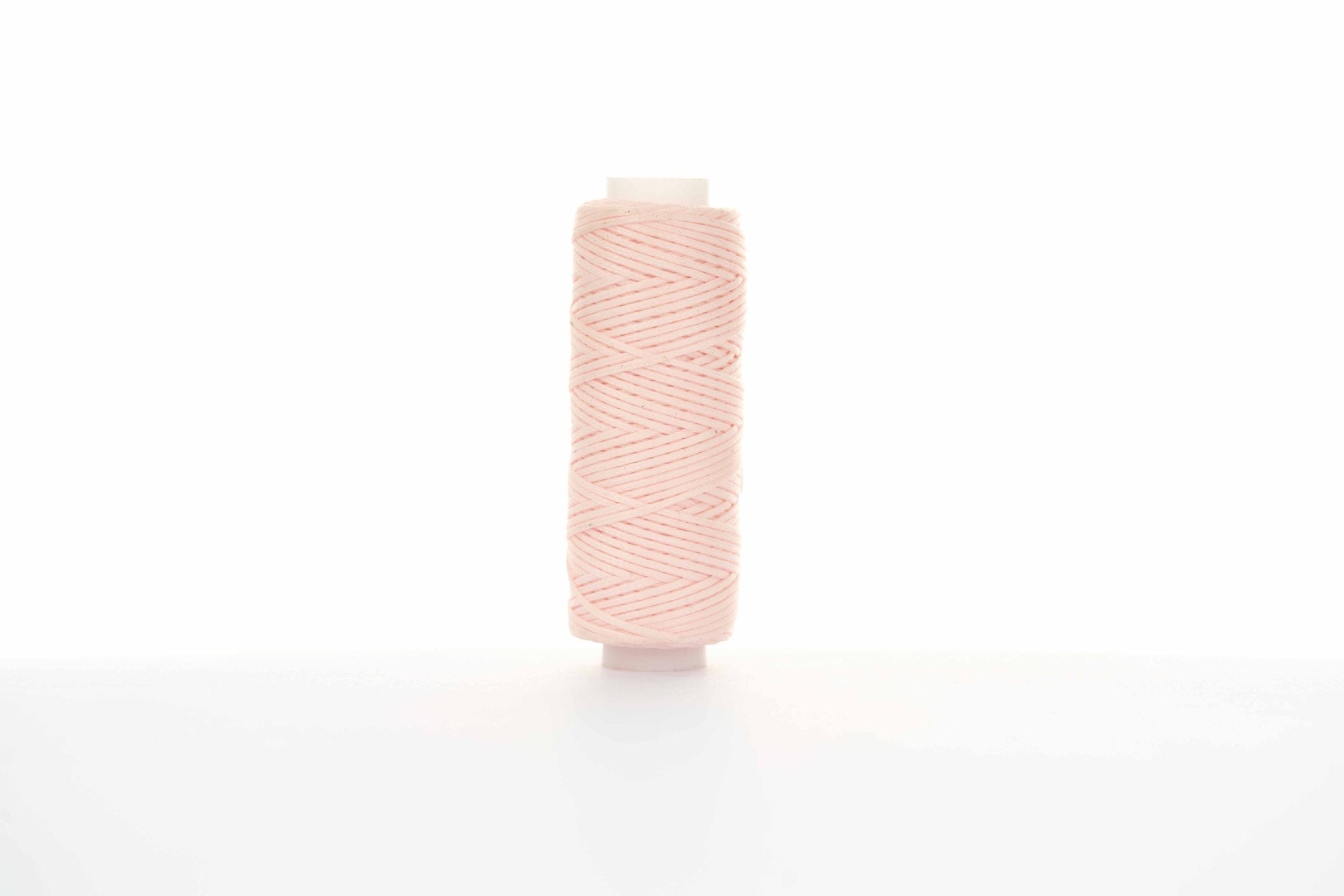 0.8mm Flat Waxed Thread for Leathercraft Hand Stitching - Babylon Leather - Babylon LeatherBabylon LeatherPP32-Nude Pink-12m