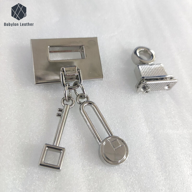Lock Clasp with Pendant Purse Lock Twist Lock