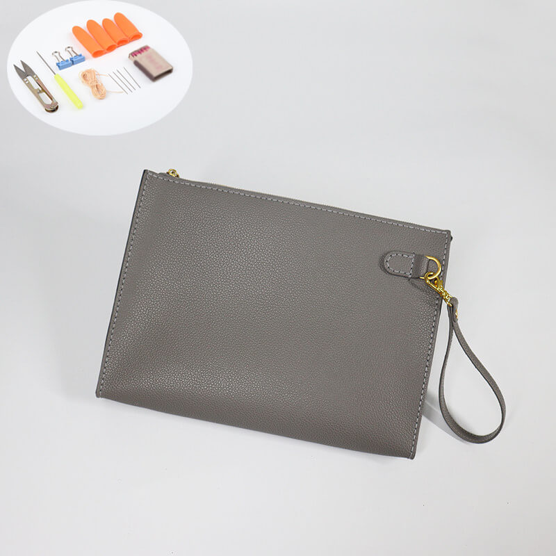 Large Zip Envelope Clutch Leather DIY Kit – Babylon Leather