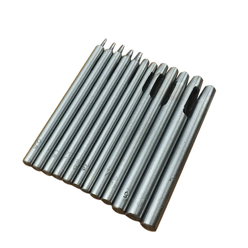 Round Hole Punch Set High Carbon Steel for Leather Belt DIY – Babylon Leather