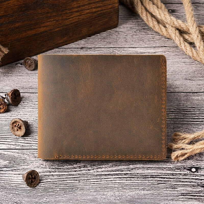 Men's Short Wallet with Coin Pocket – Babylon Leather