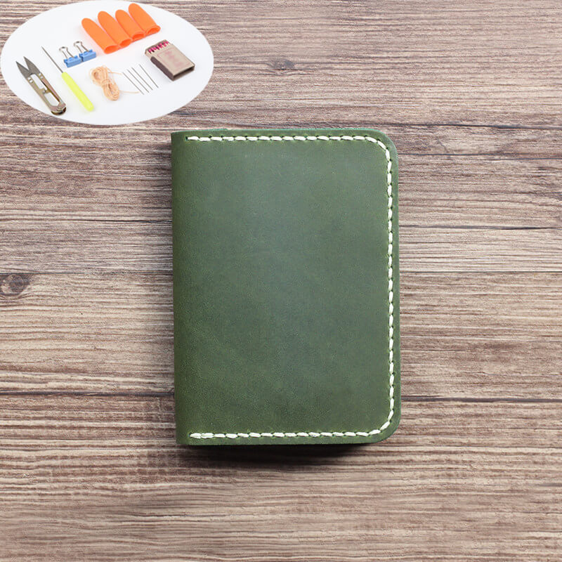 License & Card Case Crazy Horse Leather DIY Kit – Babylon Leather