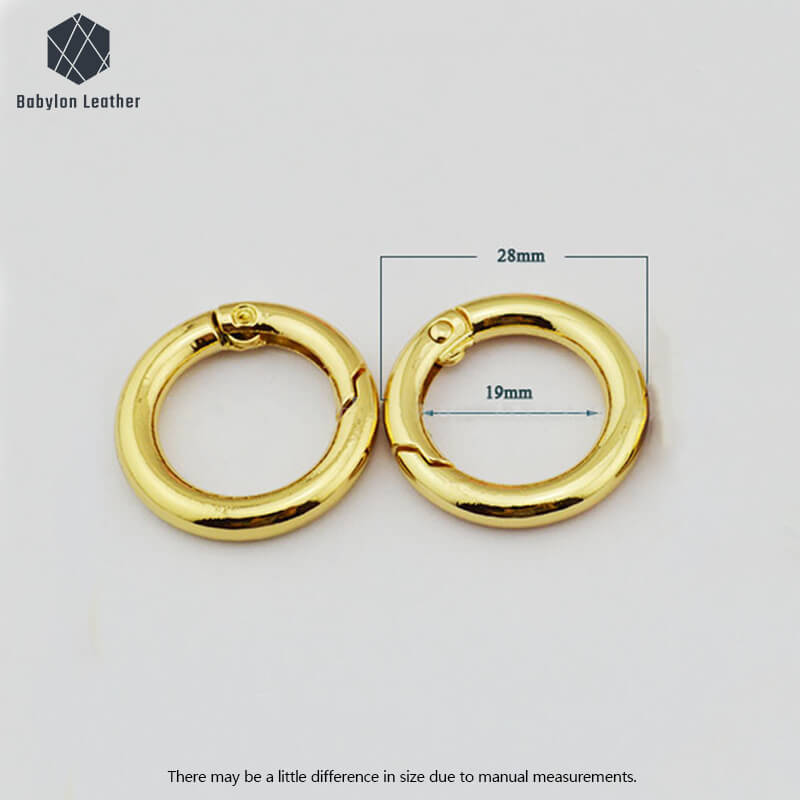 Shoulder Strap Buckle Spring Gate O Ring(2 PACK)
