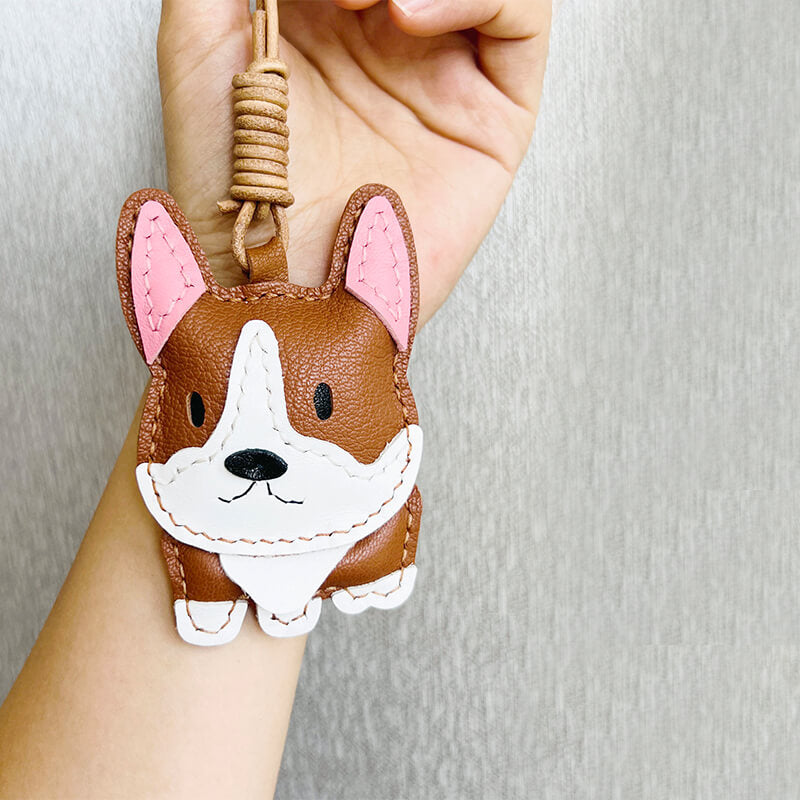 Corgi Dog Leather Bag Charm DIY Kit – Babylon Leather
