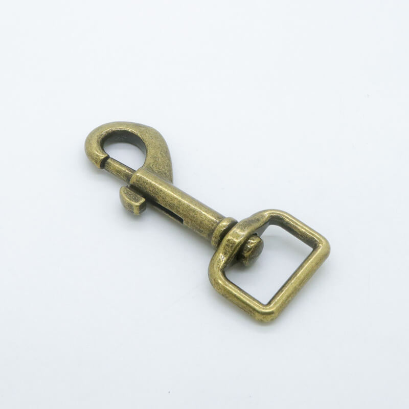 Square Eye Swivel Snap Hook - Babylon Leather