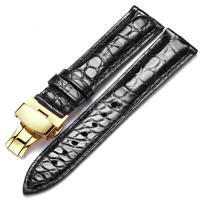 American Alligator Leather Watch Strap, 12mm to 24mm – Babylon Leather