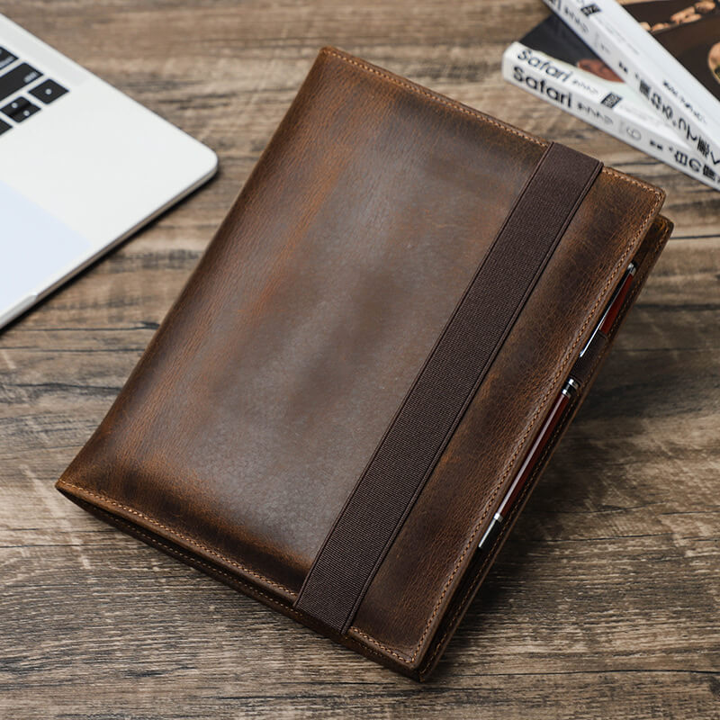 Crazy Horse Leather Padfolio for iPad Mini – Babylon Leather