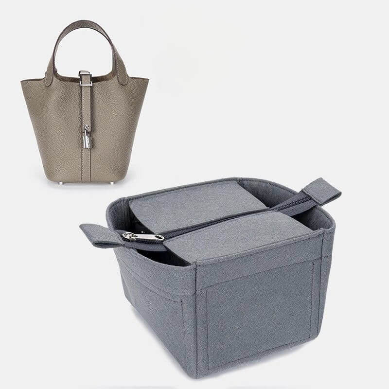 Non-Woven Bag Insert Organizer for Picotin-Style Bucket Bags