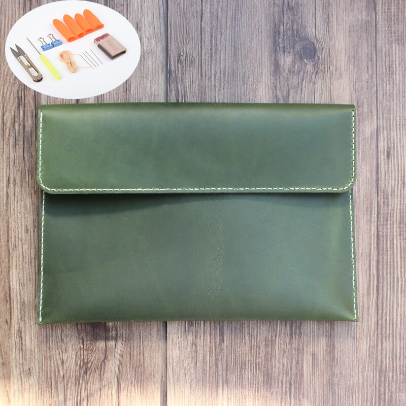 Envelope iPad Clutch Crazy Horse Leather DIY Kit – Babylon Leather