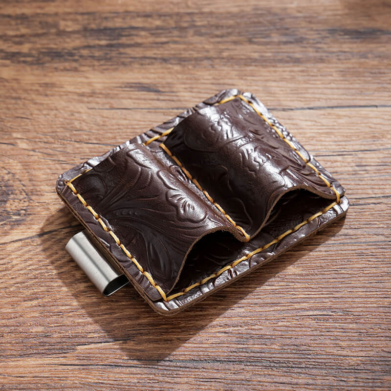 Embossed Pen Loop Traveler's Notebook – Babylon Leather