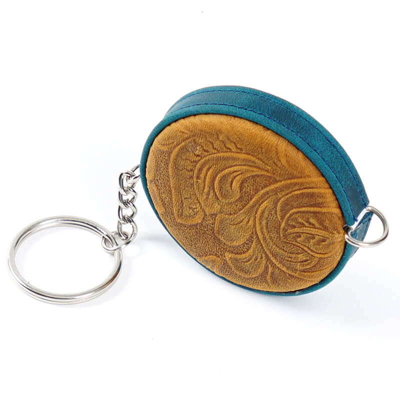 Vintage Leather Tape Measure Keychain – Babylon Leather