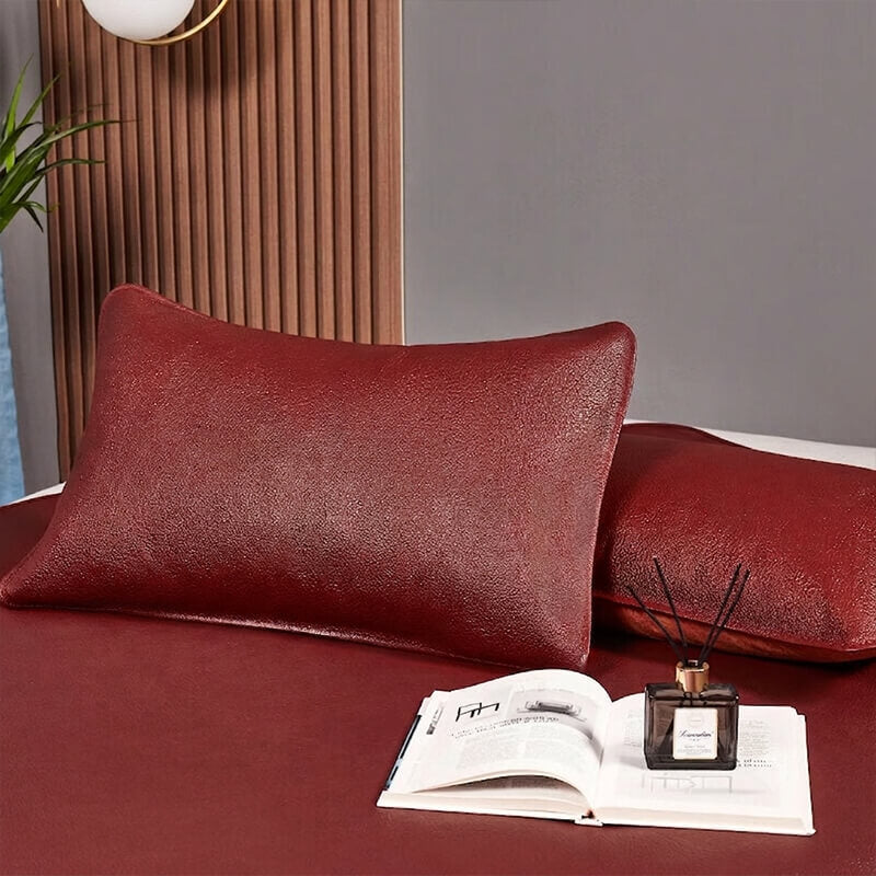 Cowhide Leather Pillow Mat