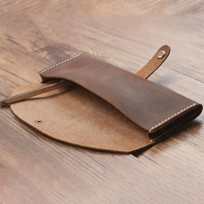 Pencil Case Crazy Horse Leather DIY Kit – Babylon Leather
