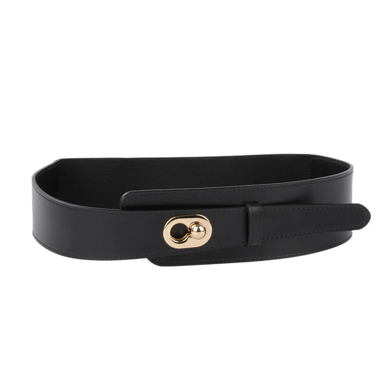 Women's Elastic Split Leather Waist Belt – Babylon Leather