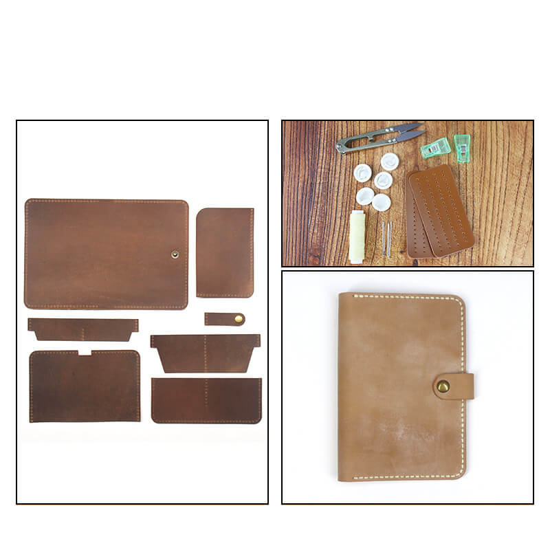 Passport Holder Ticket Case Fog Wax Leather DIY Kit – Babylon Leather