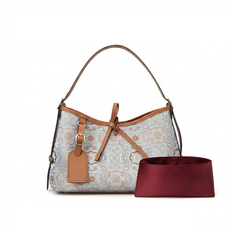 Satin Bag Insert Organizer for Carryall-Style Bags