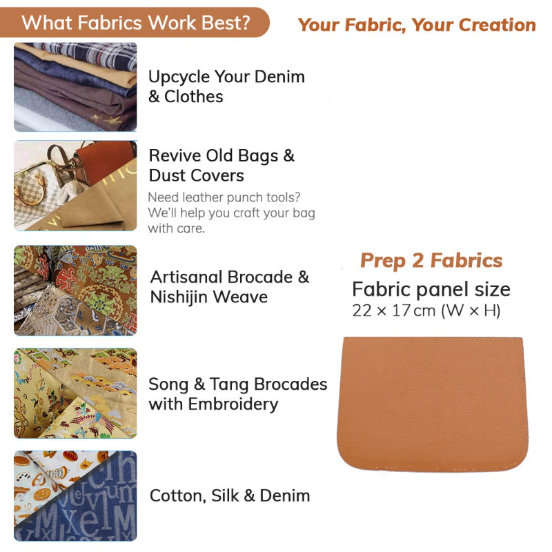 Customizable Panel Lindy-Style Bag Kit – Babylon Leather