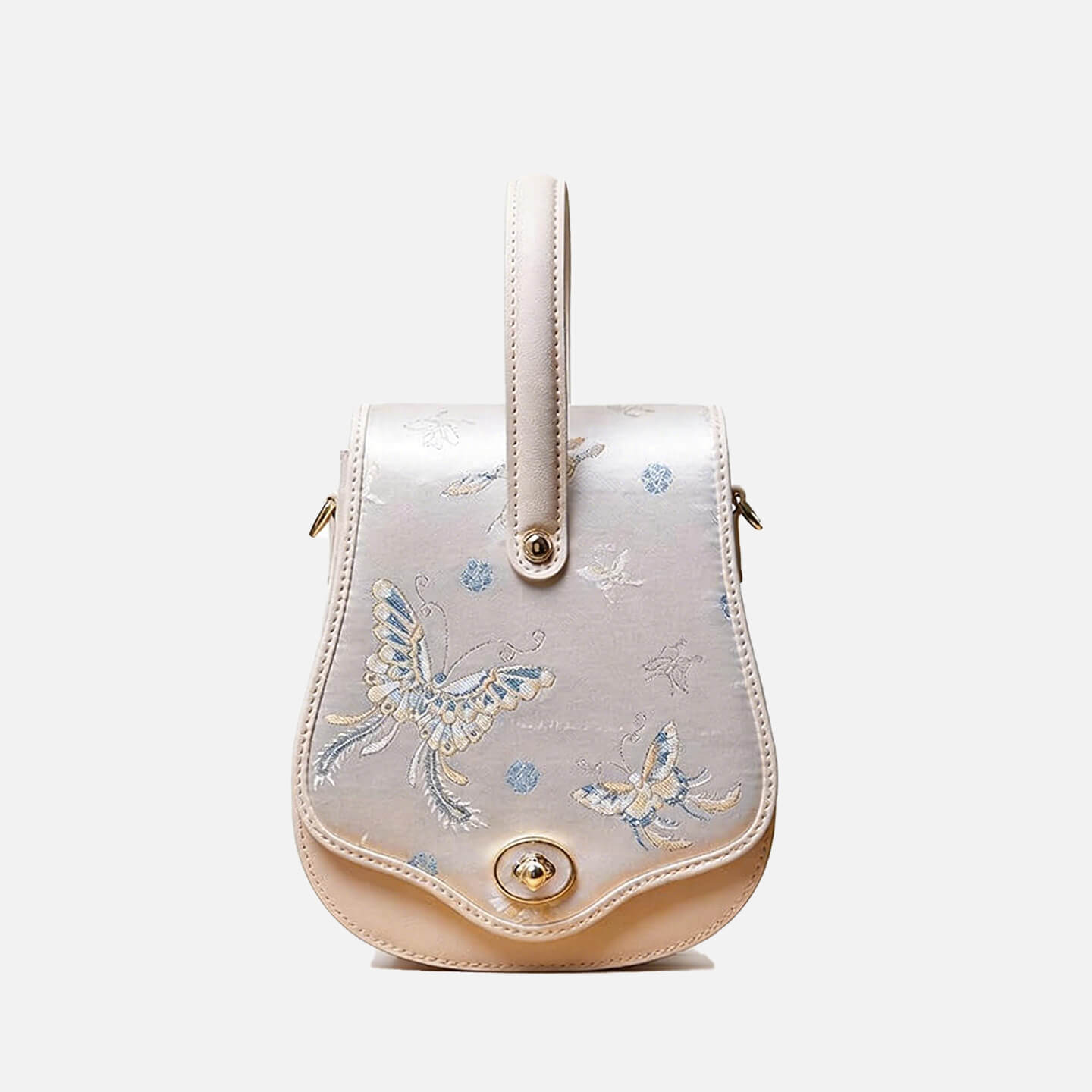 Silent Arc Leather and Silk Crossbody Handbag – Babylon Leather