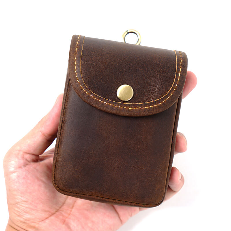 Men's Mini Belt Pouch for Coins Keys – Babylon Leather