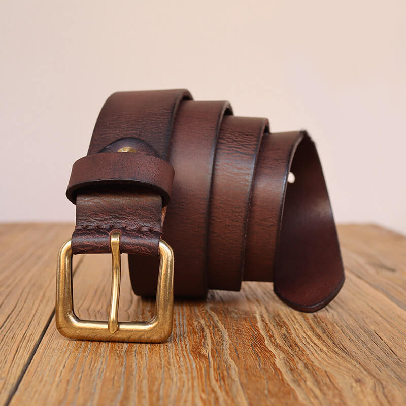 Men's Workwear Belt Veg Tanned Leather DIY Kit – Babylon Leather