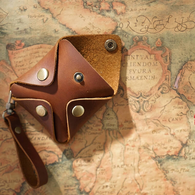 Mini Snap Coin Purse Square – Babylon Leather