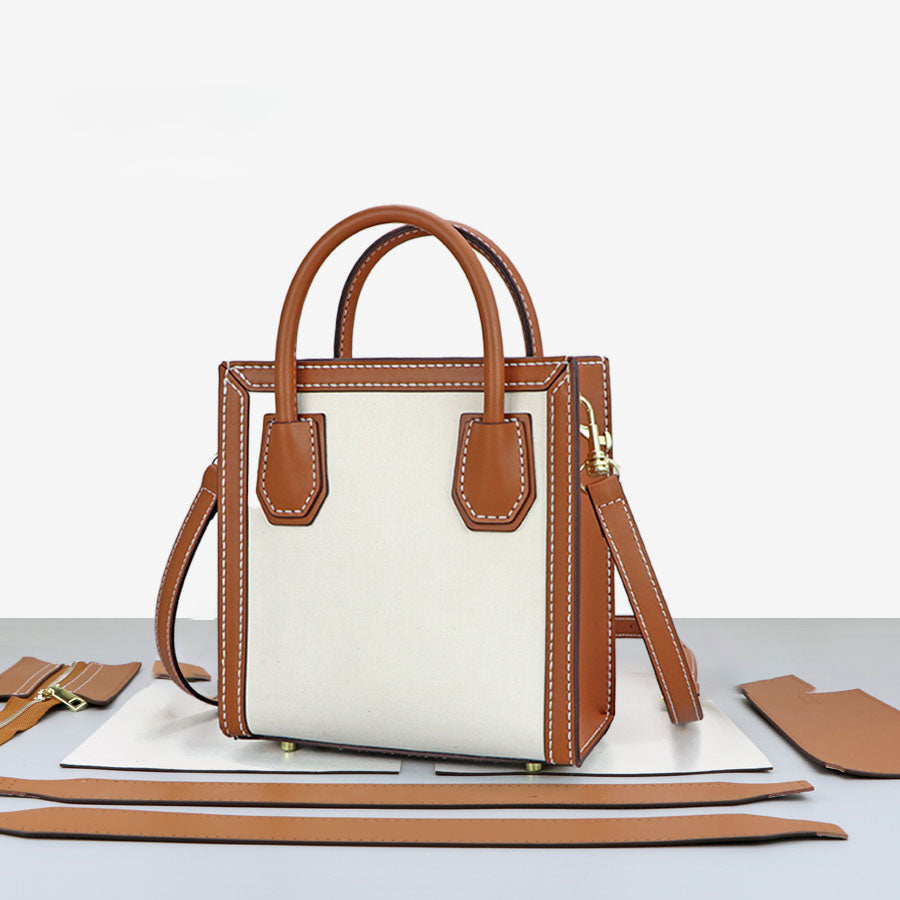 Customizable Panel Aby Lock Leather Bag Kit – Babylon Leather