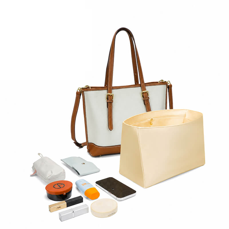 Satin Bag Insert Organizer for City-Style Bags