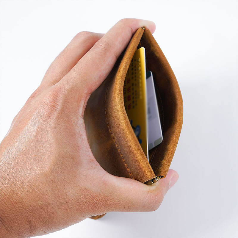 Women's Mini Cosmetic Coin Pouch – Babylon Leather