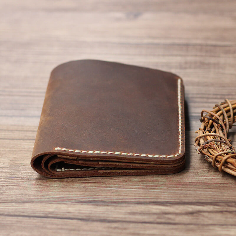 Trifold License Wallet Crazy Horse Leather DIY Kit – Babylon Leather