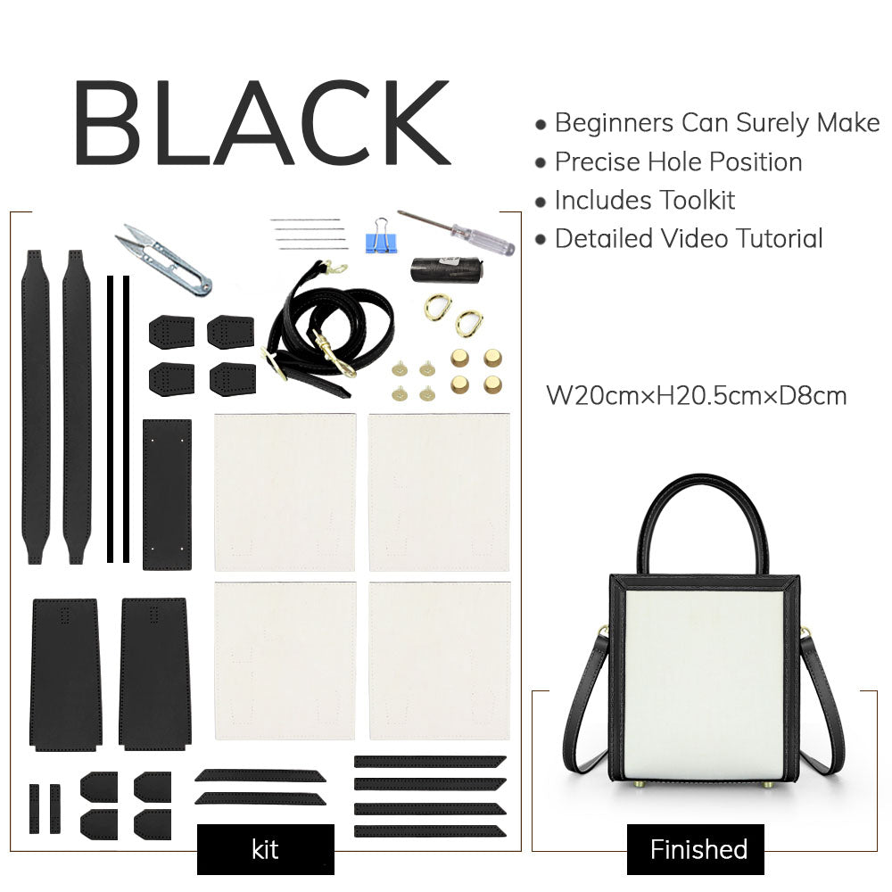 Anpassbares Panel Aby Lock Ledertaschen-Set – Babylon Leder