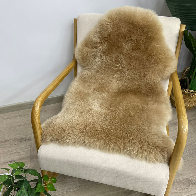 Large Australian Sheepskin Seat Cushion - Babylon Leather