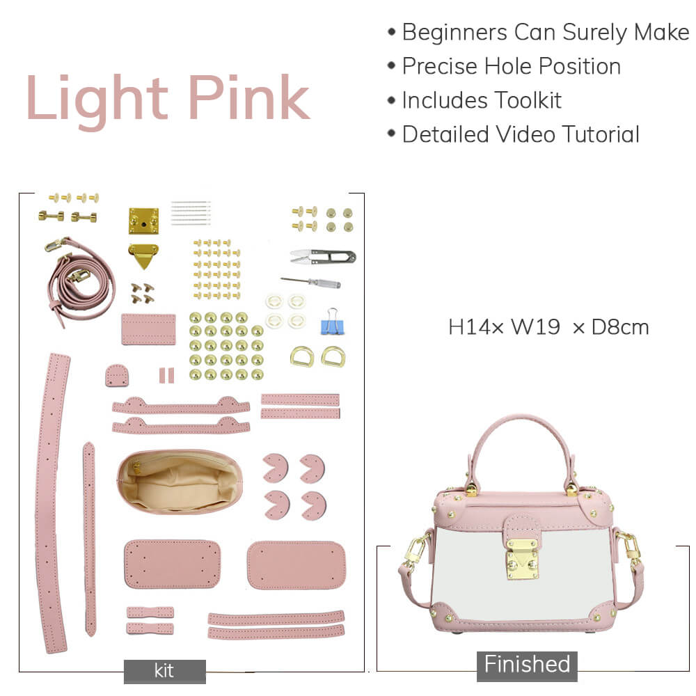 Customizable Panel Top Handle Crossbody Bag DIY Kit – Babylon Leather