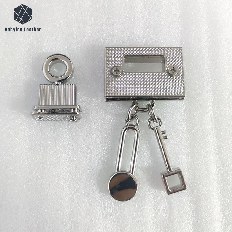 Lock Clasp with Pendant Purse Lock Twist Lock