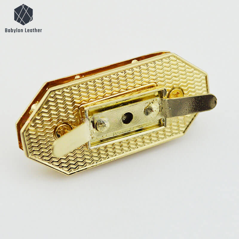 Rhombic Shaped Bag Closure Clasp Twist Lock(1 PACK)