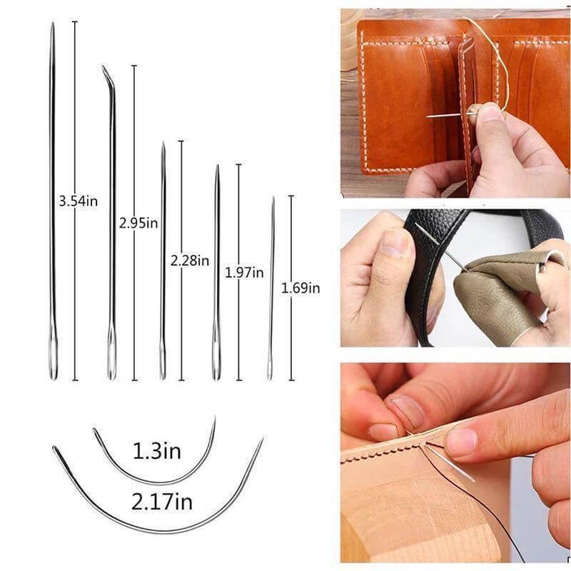 50-Piece Leather Carving and Hand Sewing Tool Kit - Babylon Leather - Babylon LeatherBabylon LeatherXH83-Sets (50Pcs)