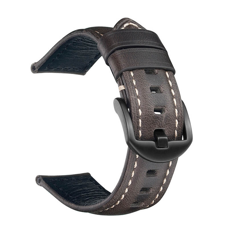Vintage Oil-Waxed Top Grain Leather Watch Strap, 18mm to 26mm – Babylon Leather