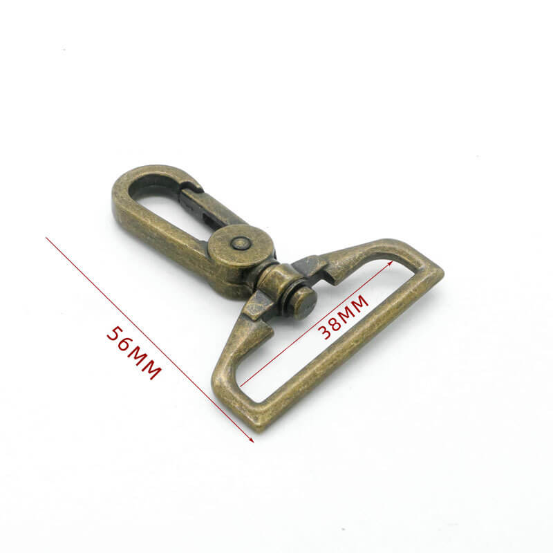 Wide Eye Swivel Snap Hook - Babylon Leather