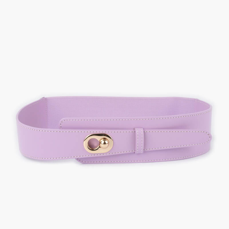 Women's Elastic Split Leather Waist Belt – Babylon Leather