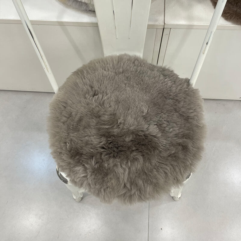 Round Australian Sheepskin Chair Pad - Babylon Leather
