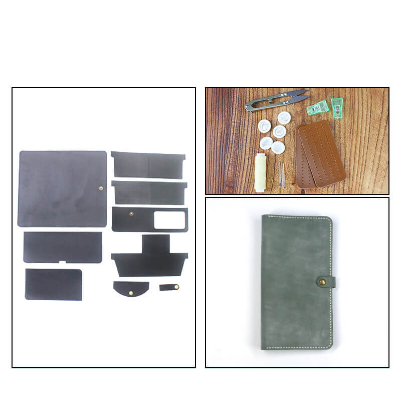 Travel Passport Wallet Fog Wax Leather DIY Kit – Babylon Leather